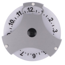 P-skive Trio sølv Ø10 cm - Autozone